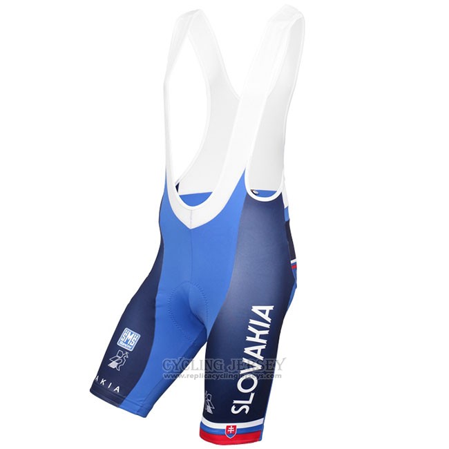 2018 Cycling Jersey Russia Blue White Short Sleeve and Bib Short